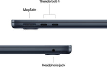 Apple MacBook Air 13-inch M5 Laptop – 10-Core CPU, 8-Core GPU, 16GB RAM, 512GB SSD, Midnight
