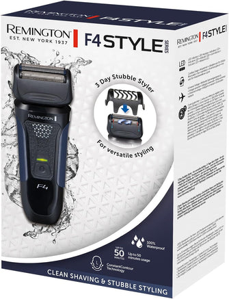 Buy Remington,Remington F4 Men's Cordless Electric Shaver - Wet & Dry, Pivoting Foil, Pop-up Trimmer, 50-Min Use, 3-Day Stubble Guard - F4002 - Gadcet UK | UK | London | Scotland | Wales| Near Me | Cheap | Pay In 3 | Shaver & Trimmer
