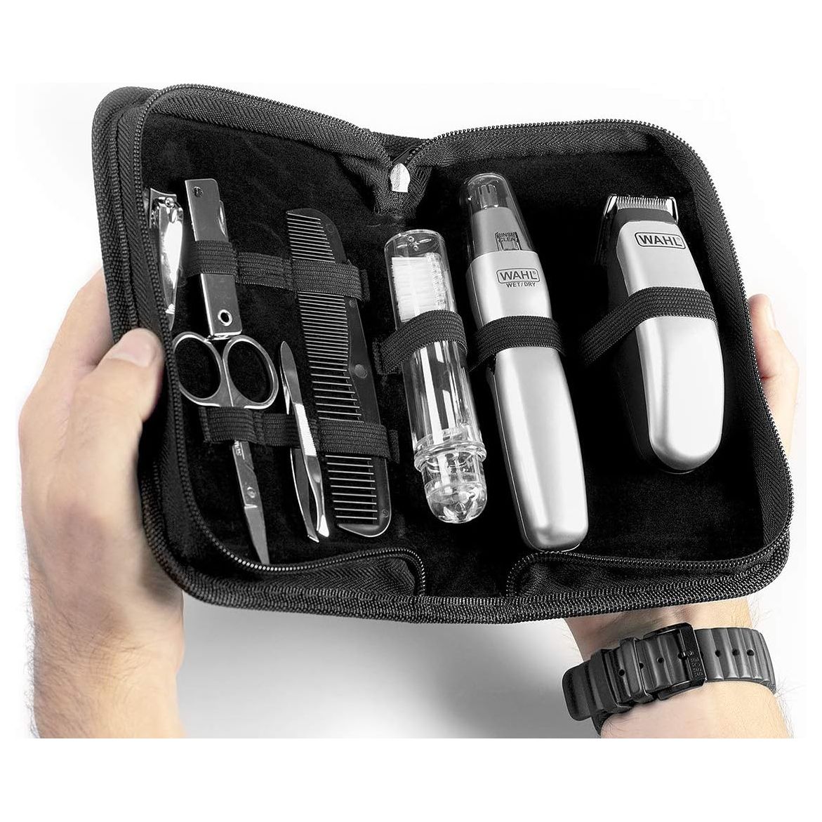 Buy Wahl,WAHL Grooming Gear Ultimate Travel Kit – Beard Trimmer, Nose Hair Trimmer & Stubble Trimmers for Men – Compact Male Grooming Set - Gadcet UK | UK | London | Scotland | Wales| Near Me | Cheap | Pay In 3 | Shaver & Trimmer
