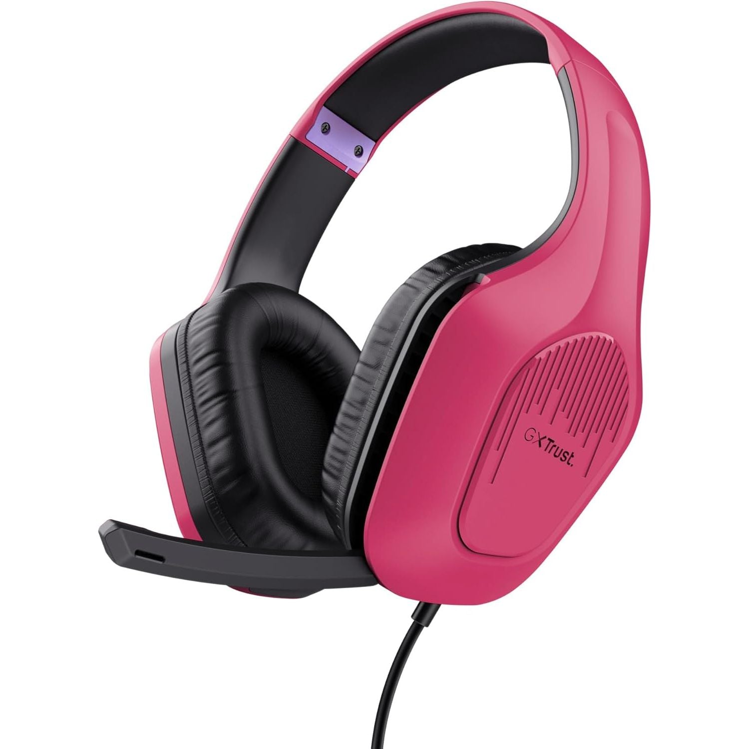 Buy Trust Gaming,Trust Gaming GXT 415P Zirox Lightweight Over-Ear Gaming Headset, 50mm Drivers, 3.5mm Jack, Foldaway Mic, 2m Cable – Compatible with PC, Xbox, PS4, PS5, Switch, Mobile – Pink - Gadcet UK | UK | London | Scotland | Wales| Near Me | Cheap | Pay In 3 | Headphones & Headsets