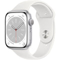 Buy Apple,Apple Watch Series 8 (GPS, 45mm) - Silver Aluminium Case with White Sport Band - Gadcet UK | UK | London | Scotland | Wales| Near Me | Cheap | Pay In 3 | Smart Watches