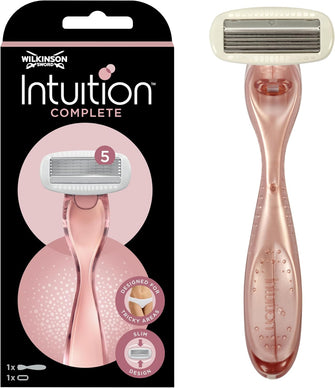 Buy Wilkinson,Wilkinson Sword Intuition Complete for Women – Razor Handle with Skin Protect Gel, Smooth Glide, Includes 1 Razor Blade Refill - Gadcet UK | UK | London | Scotland | Wales| Near Me | Cheap | Pay In 3 | Razors & Razor Blades