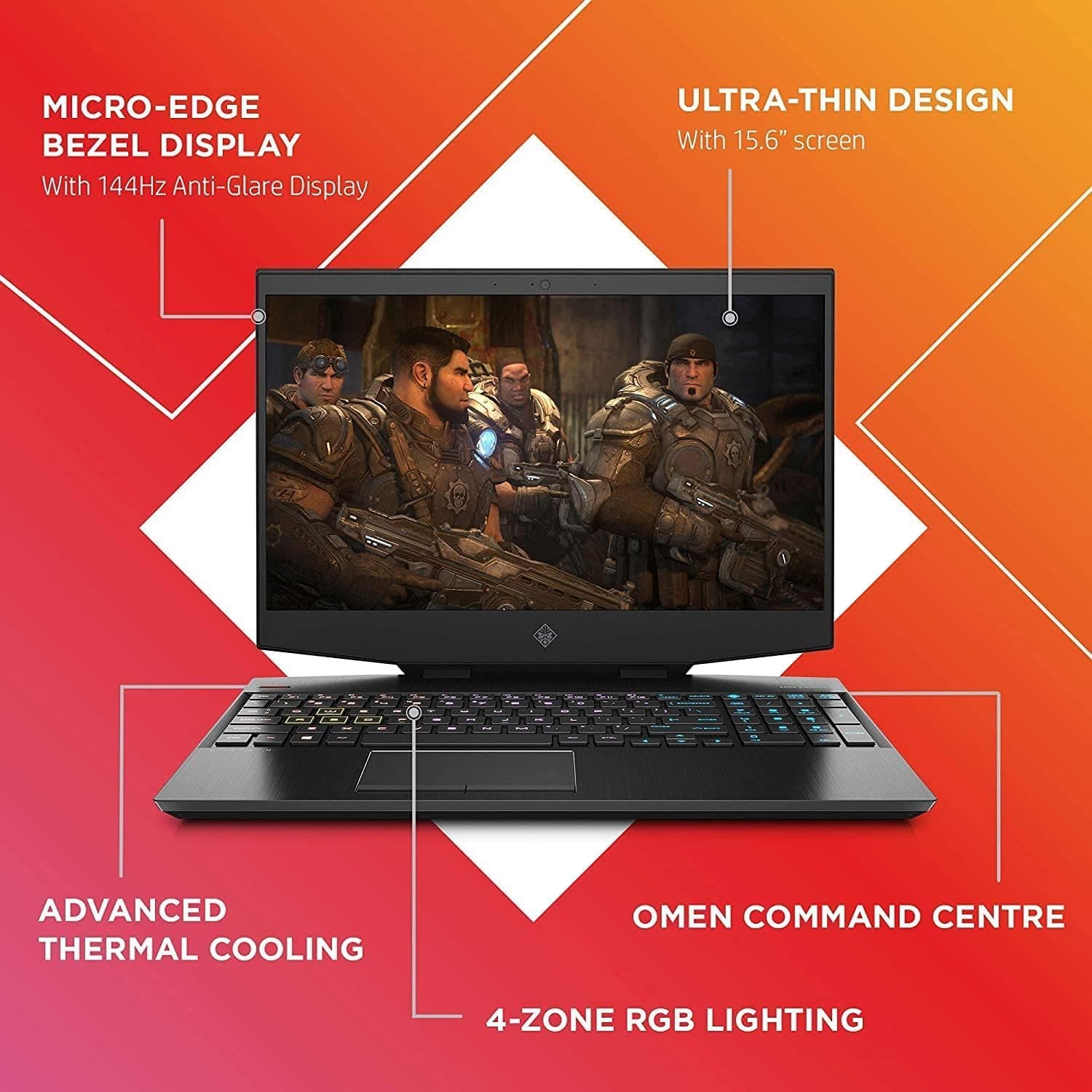 Buy HP,HP OMEN 15-dh1005na, Intel i7-10750H, 16GB RAM, 1TB SSD, RTX 2060 6GB, 15" - Shadow Black - Gadcet UK | UK | London | Scotland | Wales| Near Me | Cheap | Pay In 3 | Laptops