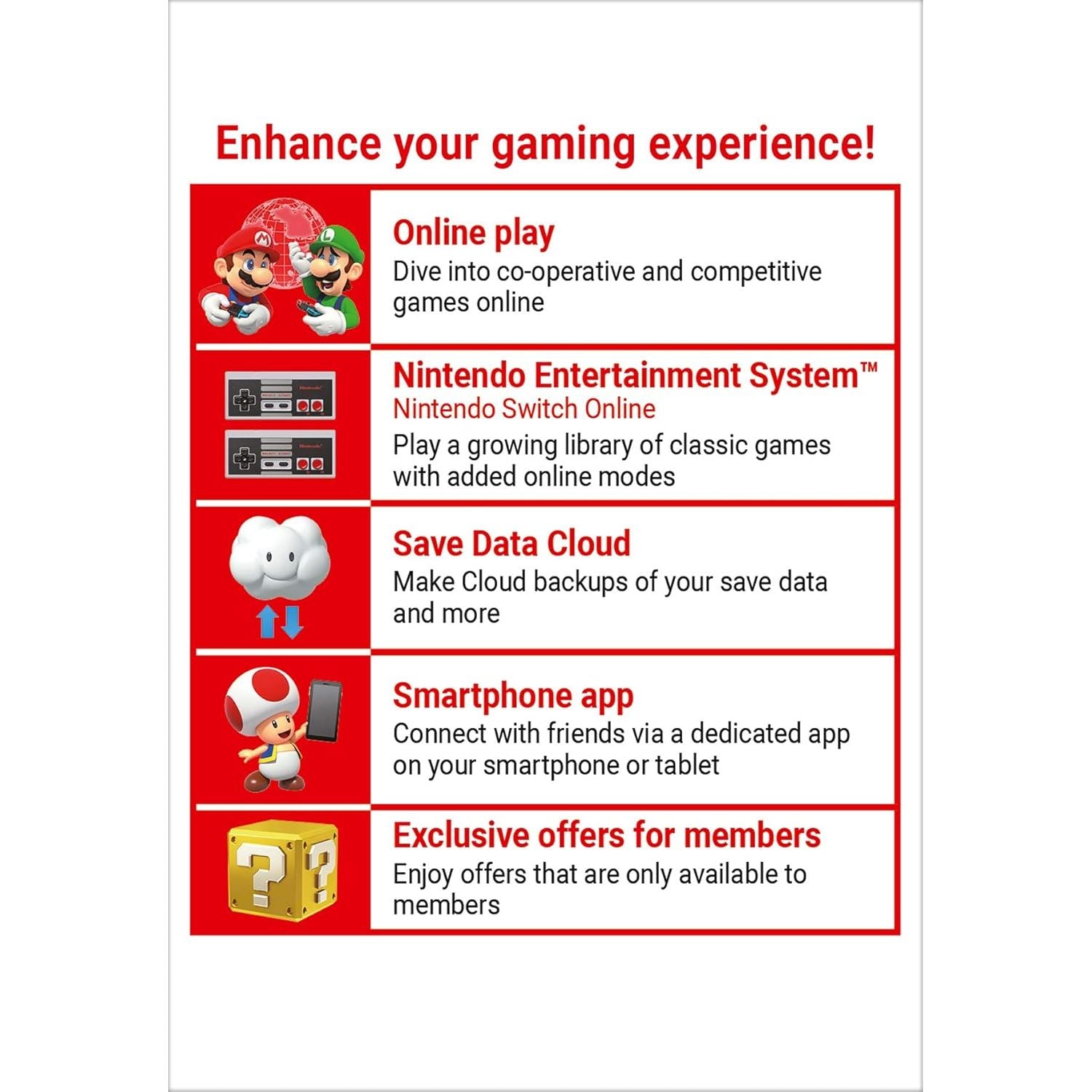 Buy Gadcet UK,Nintendo Switch Online Membership – 12 Months (Switch Download Code) - Gadcet UK | UK | London | Scotland | Wales| Near Me | Cheap | Pay In 3 | Video Game Software