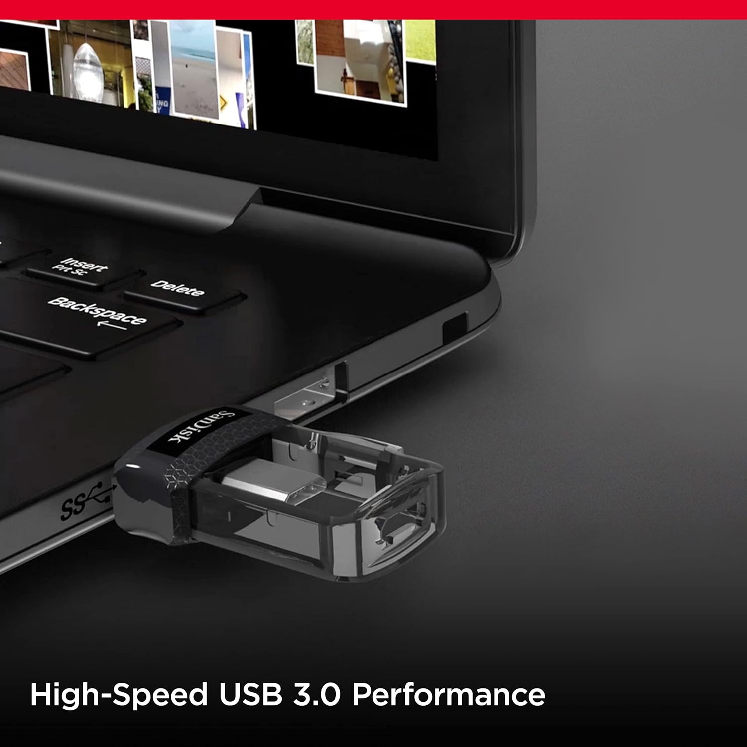 Buy SanDisk,SanDisk Ultra Dual Drive m3.0 & USB 3.0 128GB – 2‑in‑1 Flash Drive with Reversible Micro‑USB & USB‑A Connectors - Gadcet UK | UK | London | Scotland | Wales| Near Me | Cheap | Pay In 3 | Data Storage & External Drives