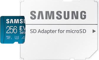 Buy Samsung,Samsung EVO Select 256GB microSDXC UHS-I U3 130MB/s Full HD & 4K UHD - Gadcet.com | UK | London | Scotland | Wales| Ireland | Near Me | Cheap | Pay In 3 | Flash Memory Cards