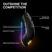 Buy SteelSeries,SteelSeries Rival 3 - Gaming Mouse - 8,500 CPI TrueMove Core Optical Sensor - 6 Programmable Buttons - Split Trigger Buttons - Black - Gadcet UK | UK | London | Scotland | Wales| Near Me | Cheap | Pay In 3 | Keyboard & Mouse