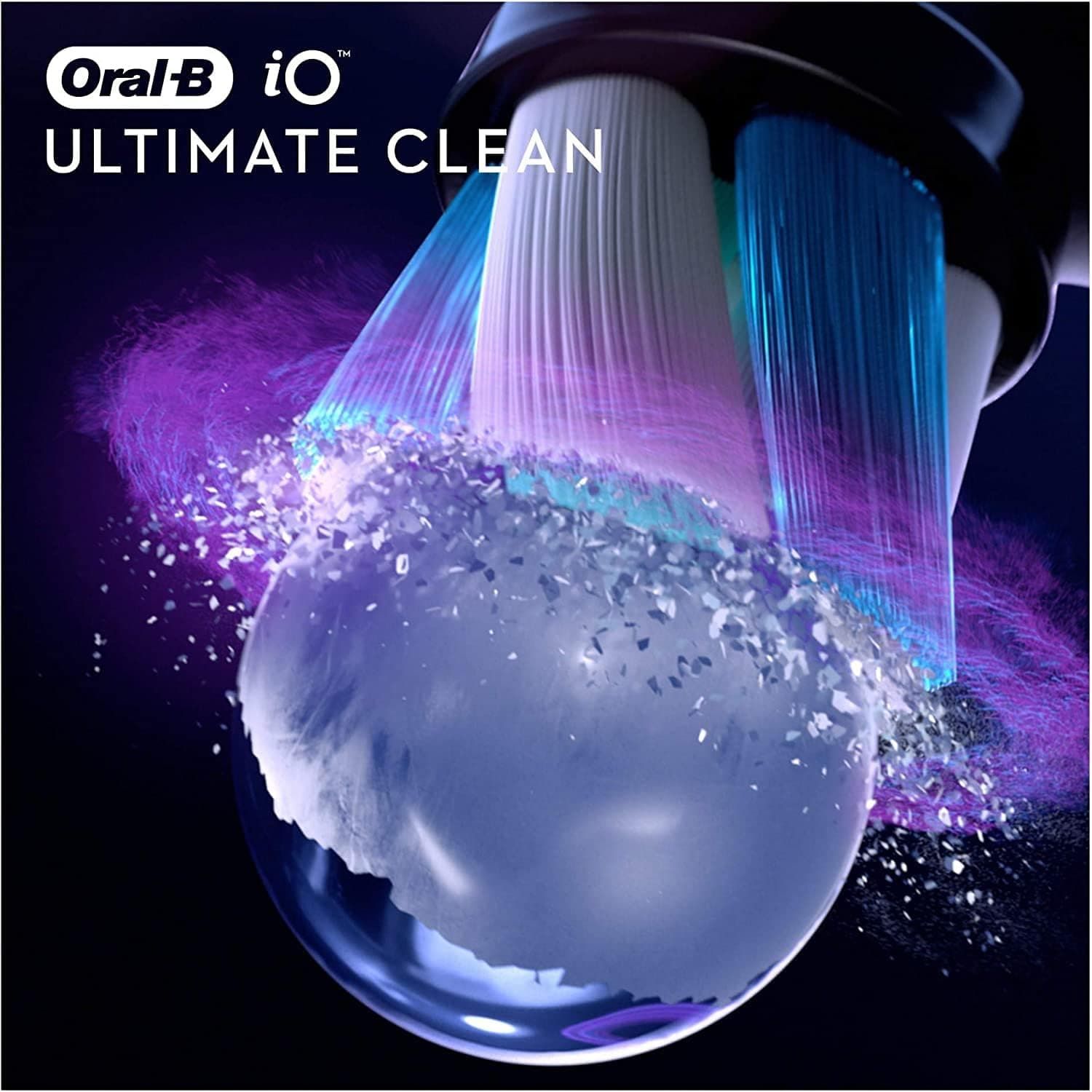 Buy Oral-B,Oral-B iO Ultimate Clean Electric Toothbrush Head, Twisted & Angled Bristles for Deeper Plaque Removal, Pack of 4 Toothbrush Heads, Black - Gadcet UK | UK | London | Scotland | Wales| Near Me | Cheap | Pay In 3 | Toothbrushes
