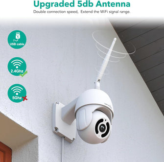Buy Wansview,Wansview W9 Outdoor Security Camera - 1080P Pan-Tilt, Waterproof, Night Vision, 2-Way Audio, App Alerts, SD & Cloud Storage, Alexa Compatible - Gadcet UK | UK | London | Scotland | Wales| Near Me | Cheap | Pay In 3 | Surveillance Cameras