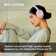 Sony WH-CH720N Wireless Bluetooth Noise Cancelling Over-Ear Headphones, Ambient Sound Mode, Lightweight Design, up to 50 hr battery life, iOS & Android - Blue