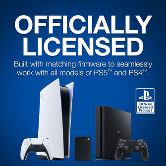Buy Seagate,Seagate Licenced PlayStation Game drive for PS4 & PS5 - 2TB HDD Portable USB 3.0 - Black - Gadcet.com | UK | London | Scotland | Wales| Ireland | Near Me | Cheap | Pay In 3 | Electronics