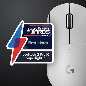 Logitech G PRO X Superlight 2 Wireless Gaming Mouse – 60g, 8K Polling, HERO 2 Sensor, USB-C, White