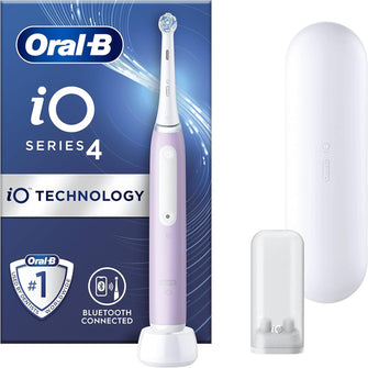 Buy Oral-B,Oral-B iO4 Electric Toothbrush for Adults – 4 Modes, Teeth Whitening, Travel Case, Lavender, UK 2-Pin Plug - Gadcet UK | UK | London | Scotland | Wales| Near Me | Cheap | Pay In 3 | Electric Toothbrushes