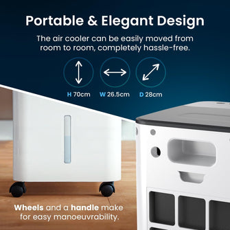 Buy Freestanding,Pro Breeze 4-in-1 Portable Air Cooler - 5L Capacity, 3 Speeds, Evaporative Cooling, 7H Timer, Remote, LED Display, Auto Oscillation - Gadcet UK | UK | London | Scotland | Wales| Ireland | Near Me | Cheap | Pay In 3 | Household Appliances