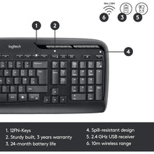 Buy Logitech,Logitech MK330 Wireless Keyboard and Mouse Combo for Windows - QWERTY UK Layout - Black - Gadcet UK | UK | London | Scotland | Wales| Ireland | Near Me | Cheap | Pay In 3 | Keyboard & Mouse
