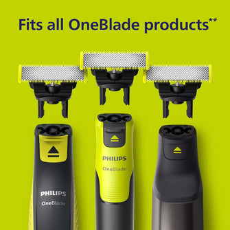 Philips OneBlade Razor Face & Body, Body Kit with 2 Blades, 1 Body Comb ...