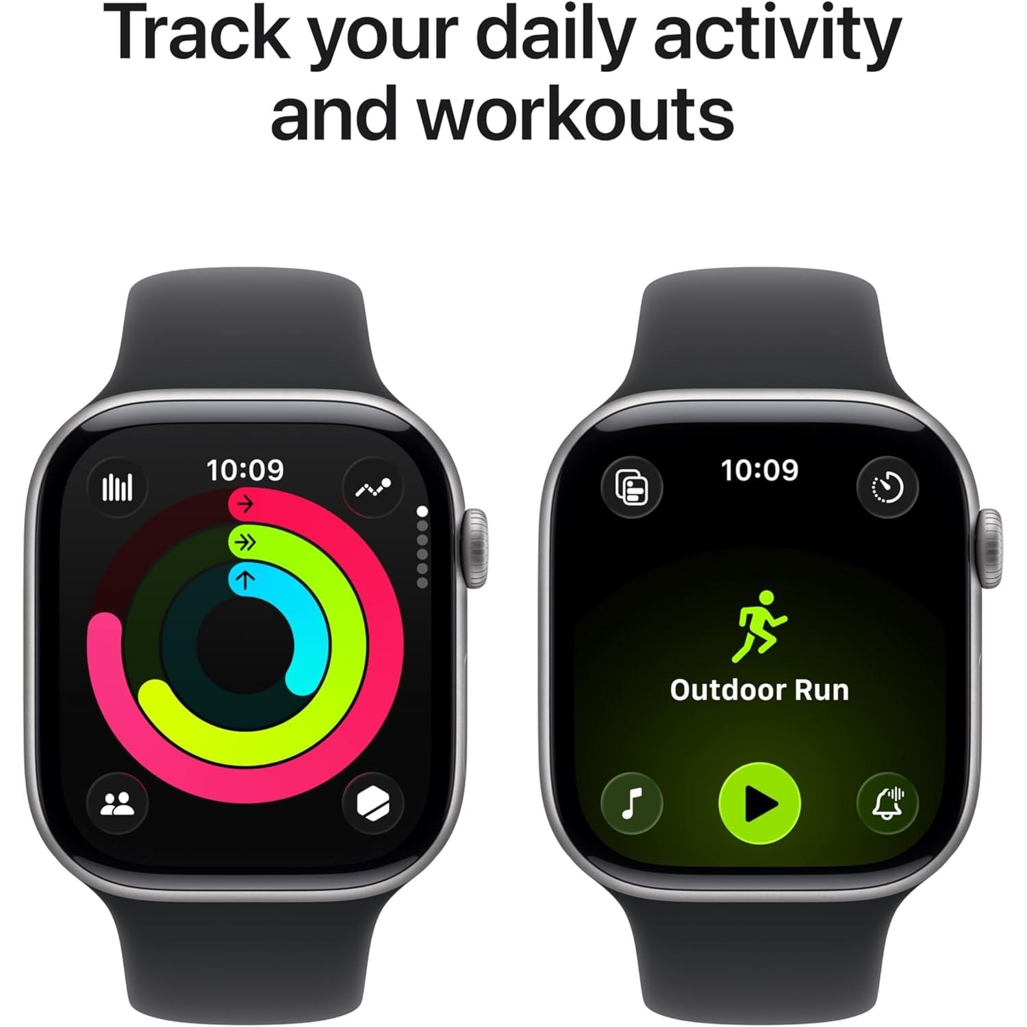 Buy Apple,Apple Watch Series 11 GPS + Cellular 46mm Space Grey Aluminium Smartwatch with Black Sport Band M/L – Always-On Display, Sleep Score, Fitness & Health Tracking - Gadcet UK | UK | London | Scotland | Wales| Near Me | Cheap | Pay In 3 | Smartwatch