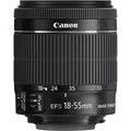 Canon EF-S 18-55mm f/3.5-5.6 IS STM Black Lens