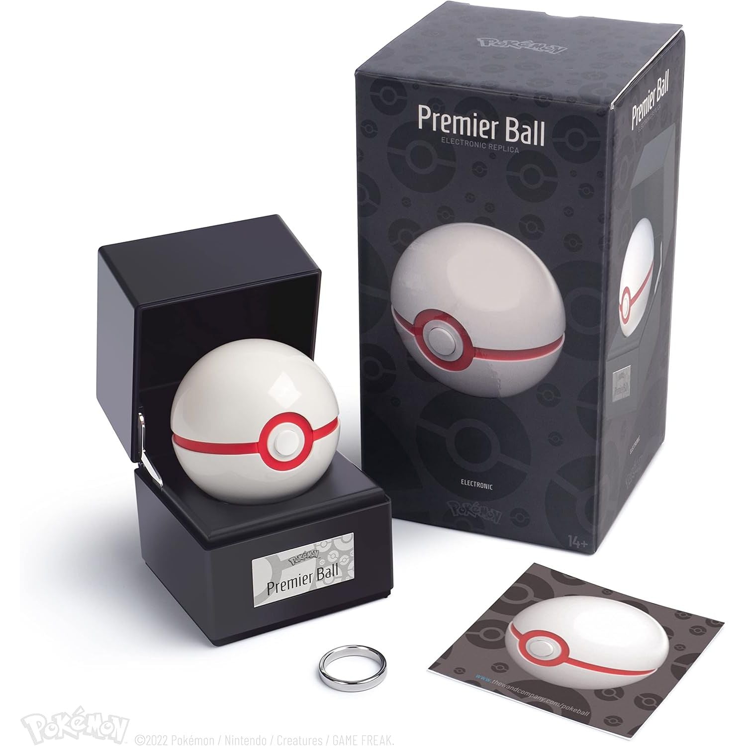 Buy Pokemon,Pokémon Premier Ball Electronic Die-Cast Replica - Gadcet UK | UK | London | Scotland | Wales| Near Me | Cheap | Pay In 3 | Collectible Display Set
