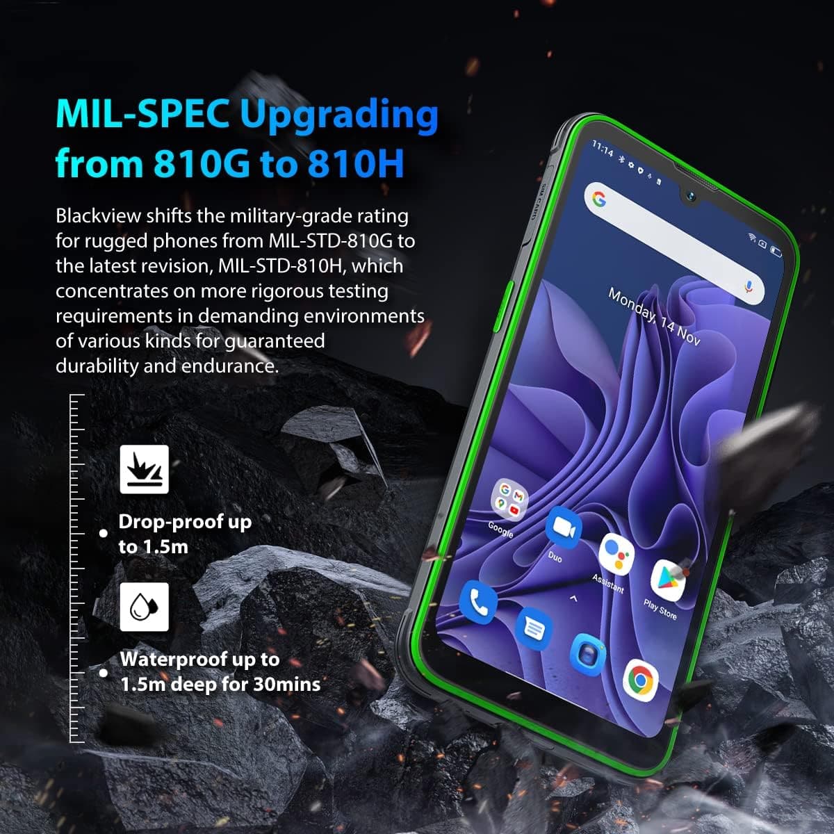 Buy Blackview,Blackview BV5200 Pro 4G 64GB Black 4GB RAM Dual Sim Rugged Phone - Black - Unlocked - Gadcet.com | UK | London | Scotland | Wales| Ireland | Near Me | Cheap | Pay In 3 | Mobile Phone