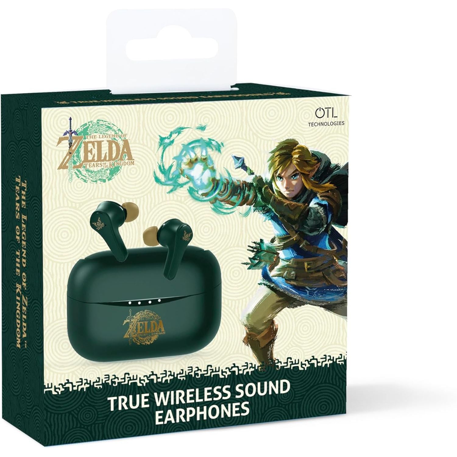 Buy OTL,OTL Technologies ZD1137 Zelda Tears of the Kingdom TWS Wireless Earphones Green – Bluetooth 5.3, Charging Case, Type-C Cable, 6-Hour Playtime - Gadcet UK | UK | London | Scotland | Wales| Near Me | Cheap | Pay In 3 | True Wireless Earphones