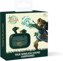 OTL Technologies ZD1137 Zelda Tears of the Kingdom TWS Wireless Earphones Green – Bluetooth 5.3, Charging Case, Type-C Cable, 6-Hour Playtime