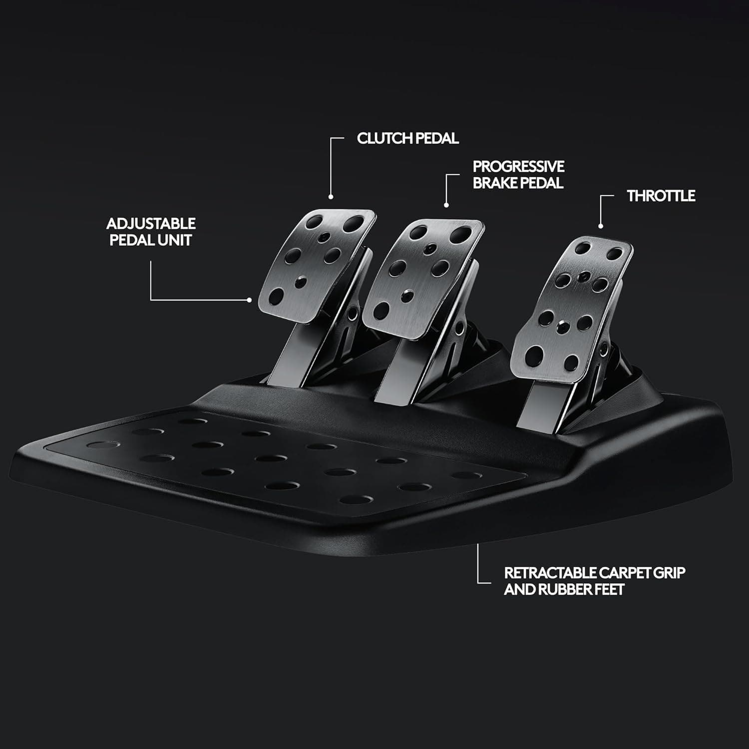 Buy Logitech,Logitech G29 Driving Force Racing Wheel with Floor Pedals - Real Force Feedback, Stainless Steel Paddle Shifters, Leather Cover - Compatible with PS5, PS4, PC, Mac - Black - Gadcet UK | UK | London | Scotland | Wales| Near Me | Cheap | Pay In 3 | Video Game Console Accessories