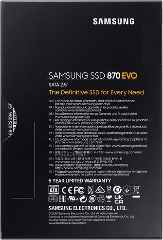 Buy Samsung,Samsung 870 Evo 2TB SATA SSD - Gadcet.com | UK | London | Scotland | Wales| Ireland | Near Me | Cheap | Pay In 3 | External hard drives
