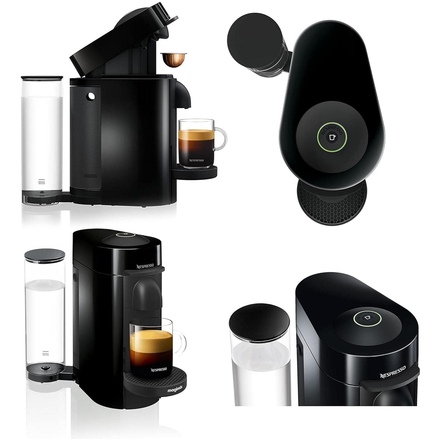 Buy Nespresso,Nespresso Vertuo Plus 11399 Coffee Machine by Magimix - Black - Gadcet UK | UK | London | Scotland | Wales| Ireland | Near Me | Cheap | Pay In 3 | Coffee Makers & Espresso Machines