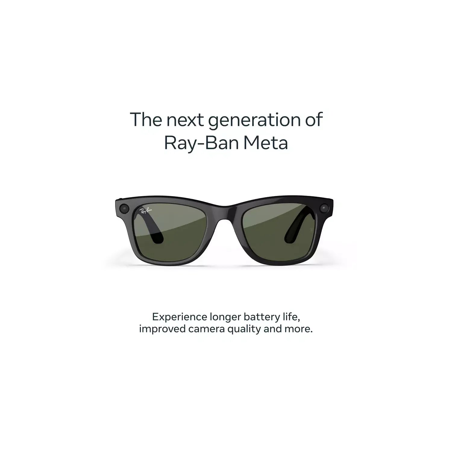 Buy Ray-Ban,Ray-Ban Meta Wayfarer Gen 2 Smart Glasses – Shiny Black Frame, Transitions Graph Green Lenses (RW4012) - Gadcet UK | UK | London | Scotland | Wales| Near Me | Cheap | Pay In 3 | Smart Glasses