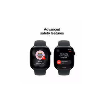Apple Watch Series 11 GPS 46mm – Jet Black with Sport Band (M/L)
