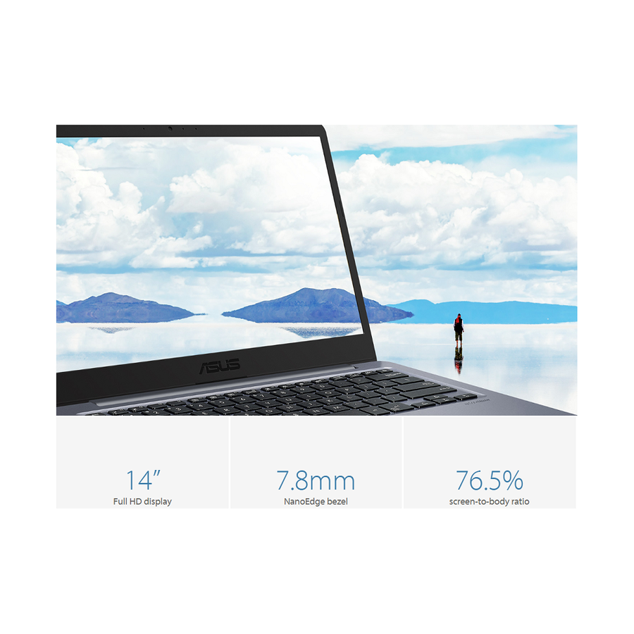 Asus E406M - 14 Inch - 64GB SSD - 4GB RAM - Intel Celeron N4000