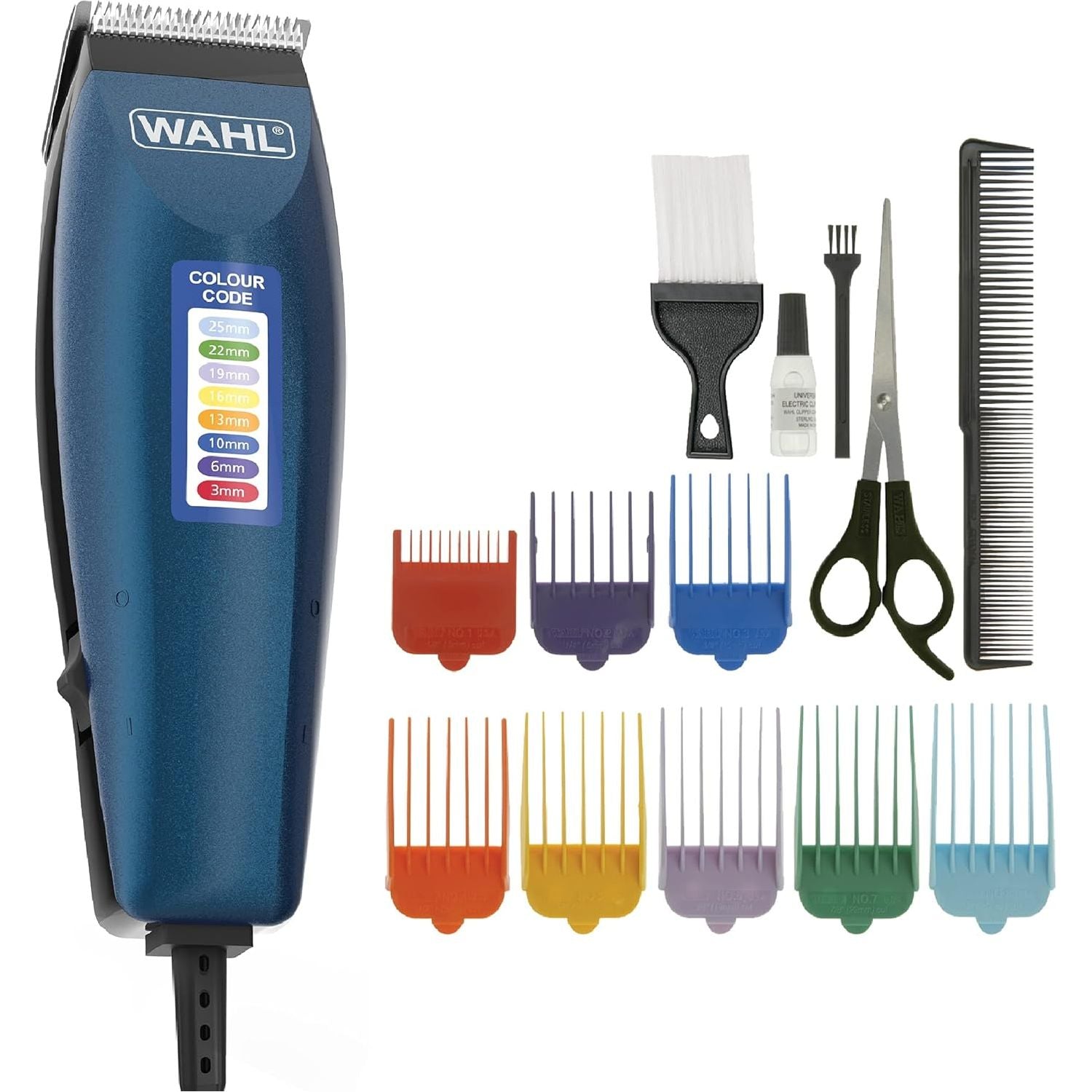 Buy Wahl,Wahl Colour Pro Corded Clipper, Head Shaver, Men's Hair Clippers, Colour Coded Guides, Family at Home Haircutting - Gadcet UK | UK | London | Scotland | Wales| Near Me | Cheap | Pay In 3 | Trimmer & Shavers