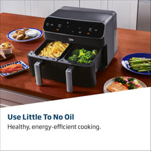 Buy Beko,Beko Dual Zone Air Fryer ExpertFry FRL5388B – 8.5L Capacity, Smart Finish, Match Cook, 9 Automatic Functions, Dehydrate, Black - Gadcet UK | UK | London | Scotland | Wales| Near Me | Cheap | Pay In 3 | Air Fryer & Grill