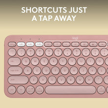 Buy Logitech,Logitech Pebble Keys 2 K380s, Multi-Device Bluetooth Wireless Keyboard with Customisable Shortcuts,Slim and Portable, Easy-Switch for Windows/macOS/iPadOS/Android/Chrome OS, QWERTY UK Layout, Rose - Gadcet UK | UK | London | Scotland | Wales| Ireland | Near Me | Cheap | Pay In 3 | Keyboards