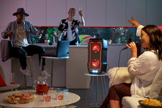 Buy SHARP,SHARP PS-929 180W High Power Portable Party Speaker Hi-Fi System with Built in Rechargeable Battery, Flashing Disco Lights & Strobe, TWS, Bluetooth, USB, Aux & Microphone – Black - Gadcet UK | UK | London | Scotland | Wales| Ireland | Near Me | Cheap | Pay In 3 | Speakers