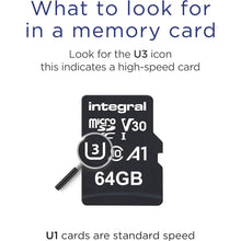 Buy Integral,Integral 64GB Micro SD Card 4K Ultra-HD Video Premium High Speed Memory Microsdxc Up To 100MB/S V30 UHS-I U3 A1 C10 - Gadcet UK | UK | London | Scotland | Wales| Near Me | Cheap | Pay In 3 | Flash Memory Cards