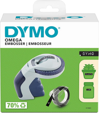 Dymo Omega Embossing Label Maker – Black/Grey