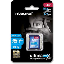 Buy Integral,Integral 64GB UHS-II SD Card V60 Up to 260MBs Read and 100MBs Write Speed 1733X SDXC Professional High Speed Memory Card - Gadcet UK | UK | London | Scotland | Wales| Near Me | Cheap | Pay In 3 | Flash Memory Cards
