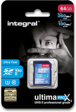Buy Integral,Integral 64GB UHS-II SD Card V60 Up to 260MBs Read and 100MBs Write Speed 1733X SDXC Professional High Speed Memory Card - Gadcet UK | UK | London | Scotland | Wales| Near Me | Cheap | Pay In 3 | Flash Memory Cards