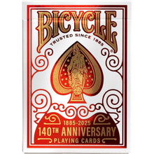 Buy Bicycle,Bicycle 140th Year Anniversary Playing Cards – Special Edition Deck (Red & Gold Foil, Historic 1885 Design) - Gadcet UK | UK | London | Scotland | Wales| Near Me | Cheap | Pay In 3 | Card Games
