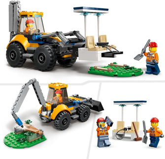 Buy LEGO,LEGO 60385 City Construction Digger, Excavator Toy Boys And Girls Aged 5 Plus Years Old, Vehicle Building Set, Birthday Gift Idea With Minifigures - Gadcet UK | UK | London | Scotland | Wales| Ireland | Near Me | Cheap | Pay In 3 | Toys & Games
