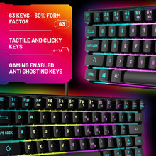 Buy STEALTH,STEALTH Light-Up Mini Wired Keyboard - Black - Gadcet UK | UK | London | Scotland | Wales| Near Me | Cheap | Pay In 3 | Keyboards
