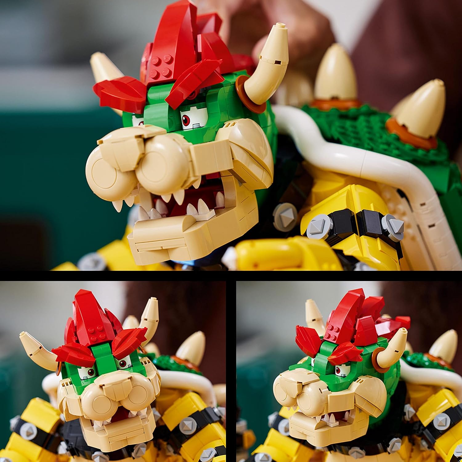 Buy LEGO,LEGO Super Mario The Mighty Bowser, 3D Model Building Kit, Collectible Posable Character Figure with Battle Platform, Memorabilia Gift Idea Set for Adults and Teens 71411 - Gadcet UK | UK | London | Scotland | Wales| Near Me | Cheap | Pay In 3 | Construction Set Toys
