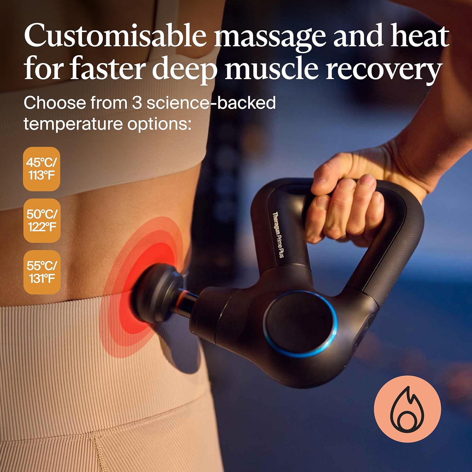 Buy Theragun,Theragun Prime Plus Heated Massage Gun – Deep Tissue Percussion Massager with Heat, 5 Speeds, 3 Heat Levels & 4 Attachments - Gadcet UK | UK | London | Scotland | Wales| Near Me | Cheap | Pay In 3 | Massage Guns