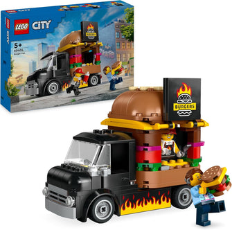 Buy Lego,LEGO City Burger Van (60404) – Food Truck Toy for Kids 5+ with Vendor Minifigure & Accessories – Imaginative Vehicle Playset - Gadcet UK | UK | London | Scotland | Wales| Near Me | Cheap | Pay In 3 | Building Toys