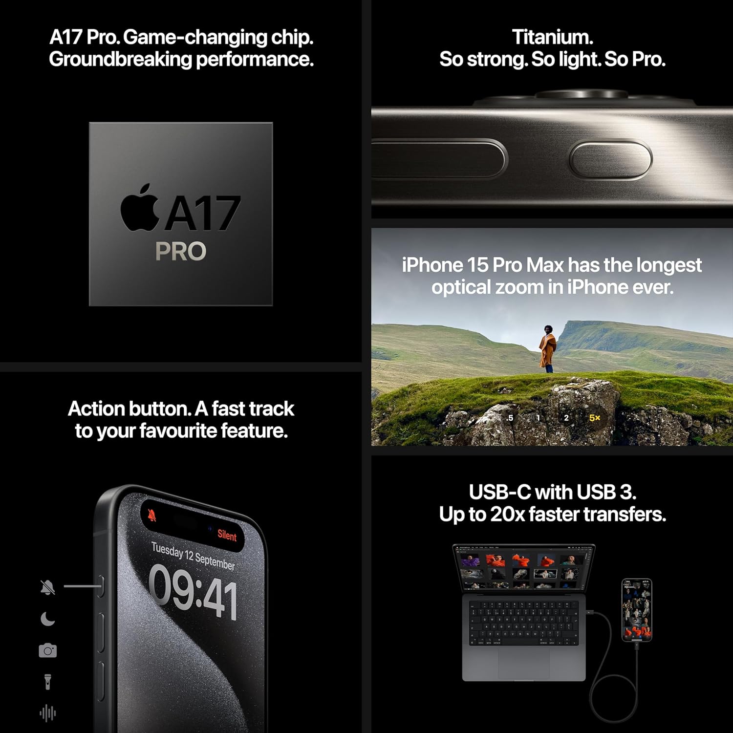 Buy Apple,Apple iPhone 15 Pro 128GB - Black Titanium (EE Network Only) - Gadcet UK | UK | London | Scotland | Wales| Near Me | Cheap | Pay In 3 | Unlocked Mobile Phone