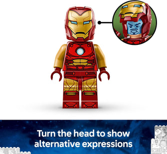 Buy LEGO,LEGO Marvel Iron Man Mech vs. Ultron - Buildable Super Hero Toy with 2 Minifigures - Build-and-Play Figure Set - Avengers Birthday Gift for 6 Plus Year Old Boys & Girls - Gadcet UK | UK | London | Scotland | Wales| Near Me | Cheap | Pay In 3 | Interlocking Blocks