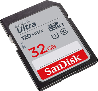 Buy Sandisk,SanDisk Ultra 32GB SDHC Memory Card, Up to 120 MB/s, Class 10, UHS-I, V10 - Gadcet UK | UK | London | Scotland | Wales| Near Me | Cheap | Pay In 3 | Flash Memory Cards