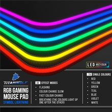 Buy TITANWOLF,Titanwolf RGB Gaming Mouse Mat – XXL 1200×600mm – LED Multi-Colour Mouse Pad with 7 Colours & 4 Light Modes - Gadcet UK | UK | London | Scotland | Wales| Near Me | Cheap | Pay In 3 | Mouse Pads